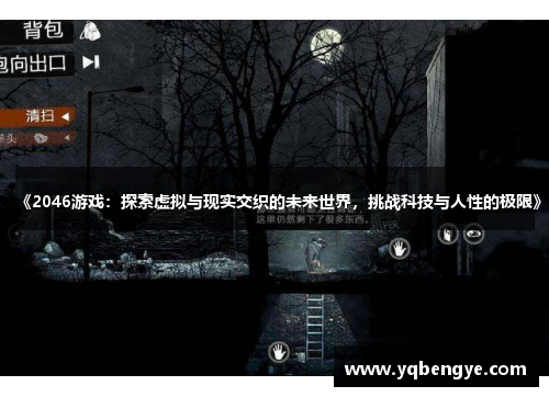 《2046游戏：探索虚拟与现实交织的未来世界，挑战科技与人性的极限》